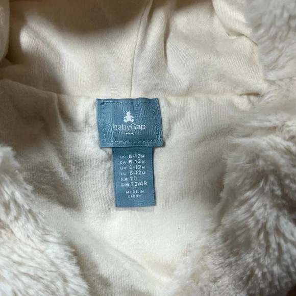 Baby Gap Faux Fur Zip  Up Jacket - Picture 4 of 4